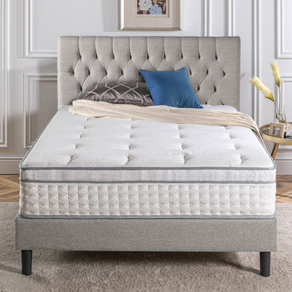 Priage by ZINUS 12 Euro Box Top Pocket Spring Hybrid Mattress