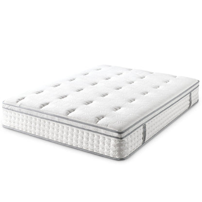 Priage by ZINUS 12 Euro Box Top Pocket Spring Hybrid Mattress