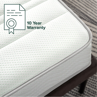 Priage by ZINUS 6 Inch Foam and Spring Mattress