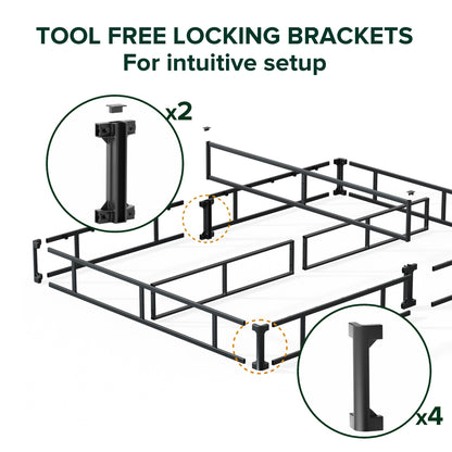 Priage by ZINUS 9 Inch Metal Smart BoxSpring? with Quick Assembly