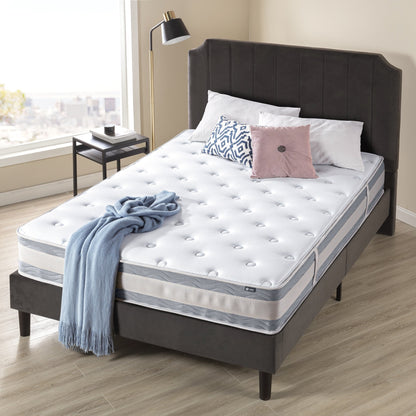 Priage by Zinus 10 Inch Gel-Infused Memory Foam Hybrid Mattress