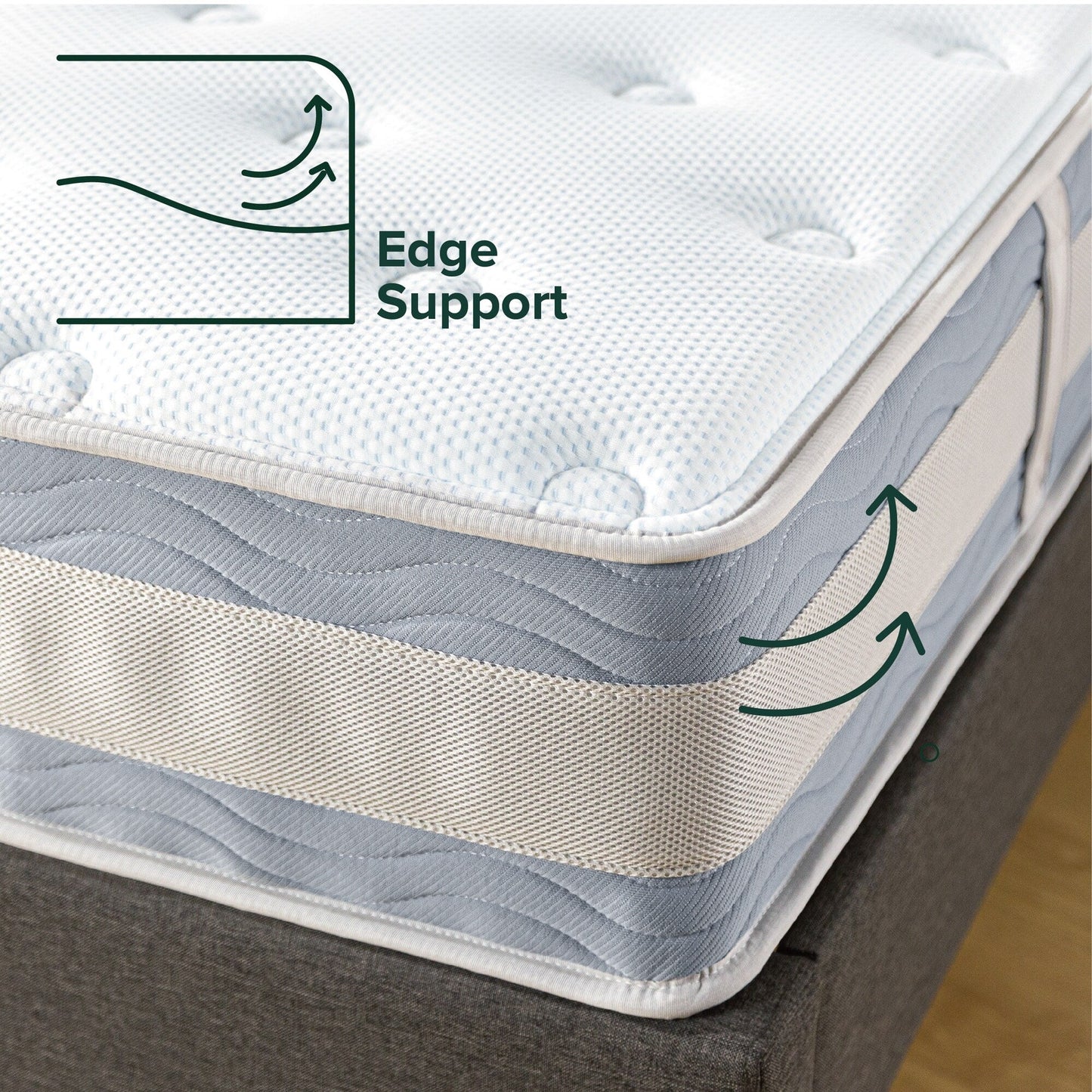 Priage by Zinus 10 Inch Gel-Infused Memory Foam Hybrid Mattress