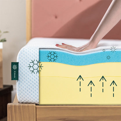 Priage by Zinus 10-inch Green Tea Gel Memory Foam Mattress