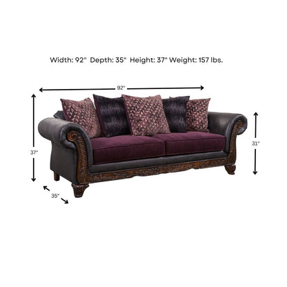 Woodhaven Furniture Prince Sofa
