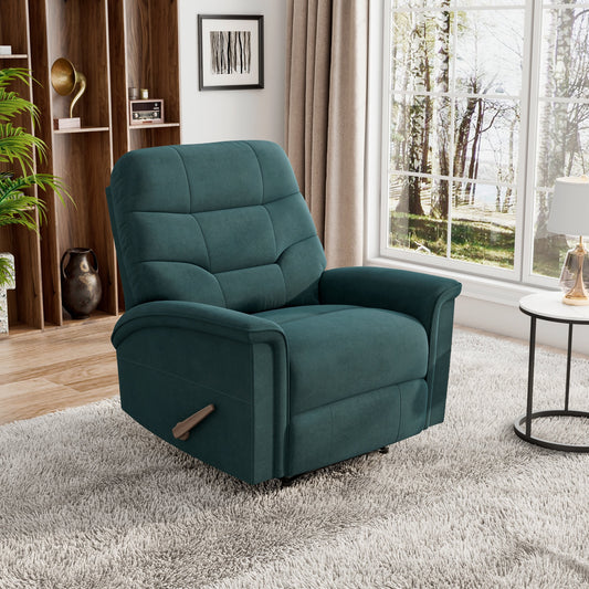 ProLounger Beck Wall Hugger Medium Blue Microfiber Recliner