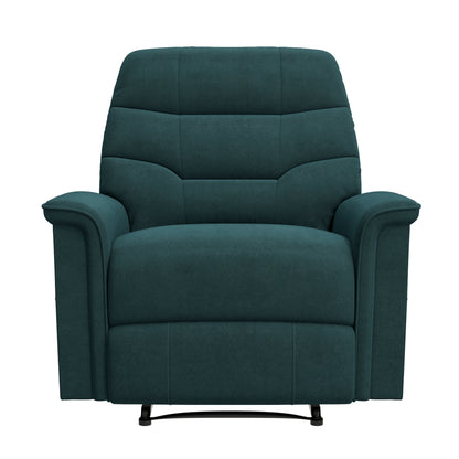 ProLounger Beck Wall Hugger Medium Blue Microfiber Recliner