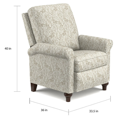 ProLounger Taupe Coral Push Back Recliner Chair