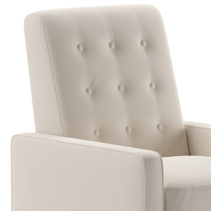 Pushback Recliner with Button Tufted Back
