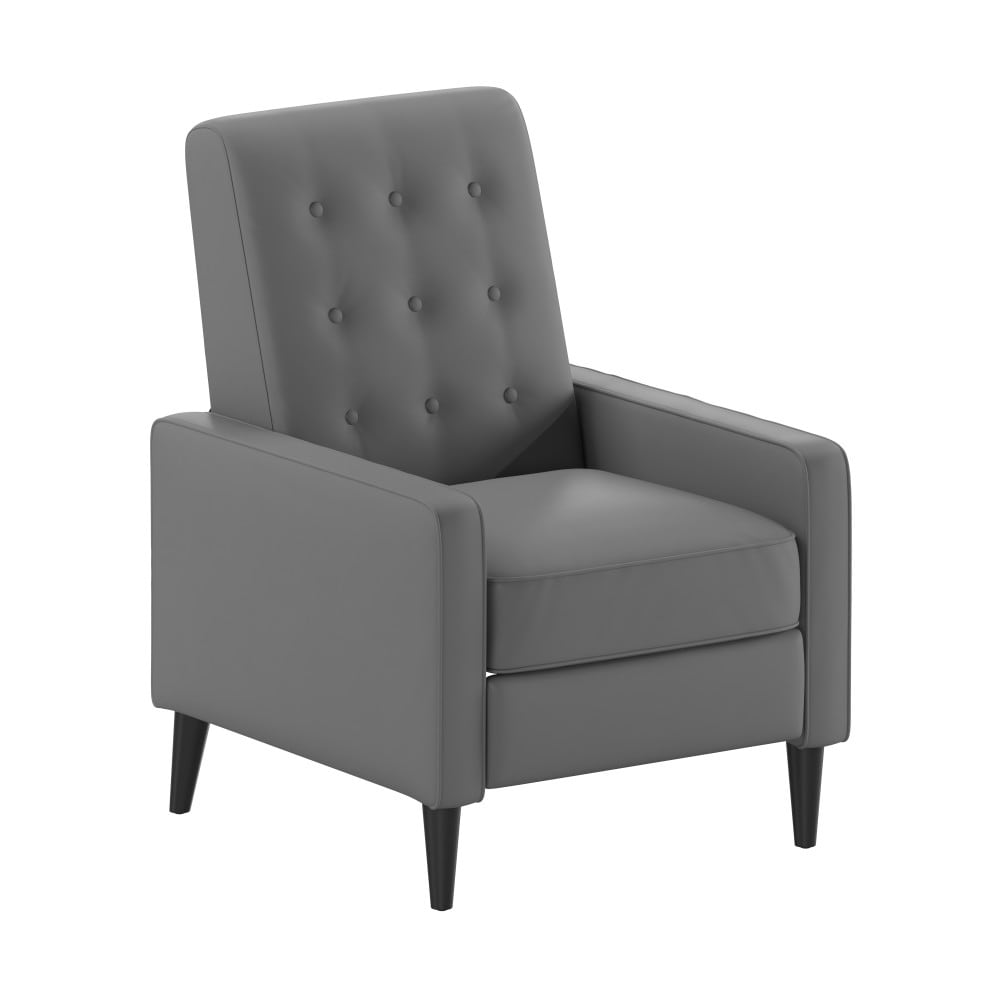 Pushback Recliner with Button Tufted Back