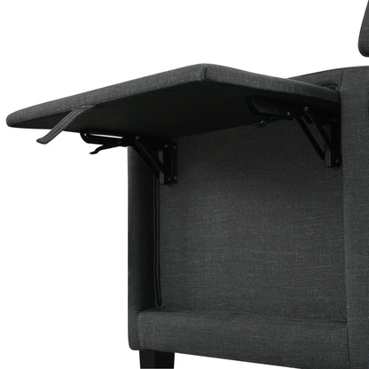 Pushback Recliner with Foldable Side Table & USB Ports