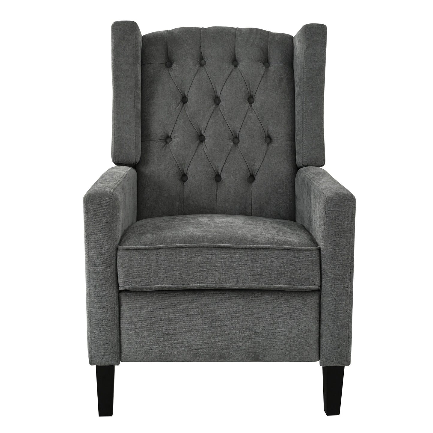 Pushback Recliner with Foldable Side Table & USB Ports