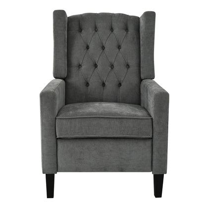 Pushback Recliner with Foldable Side Table & USB Ports