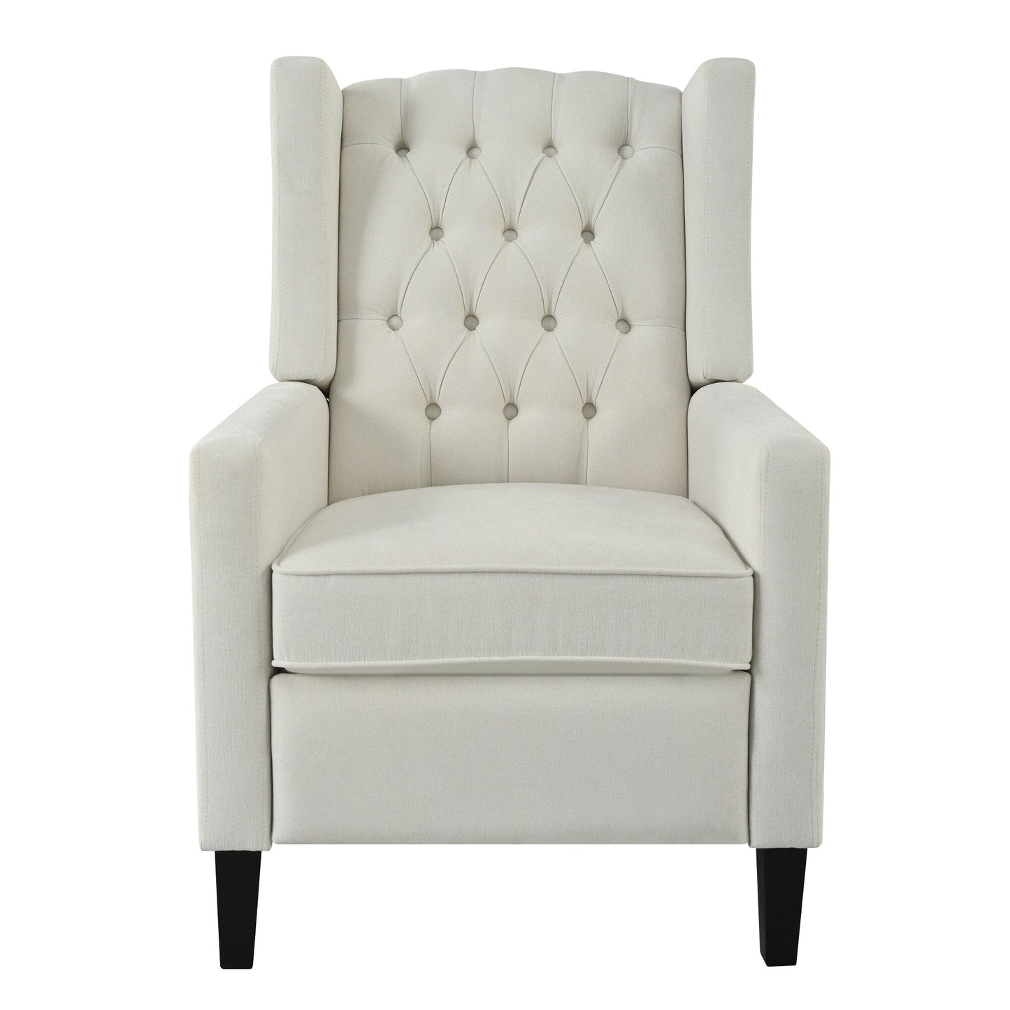 Pushback Recliner with Foldable Side Table & USB Ports