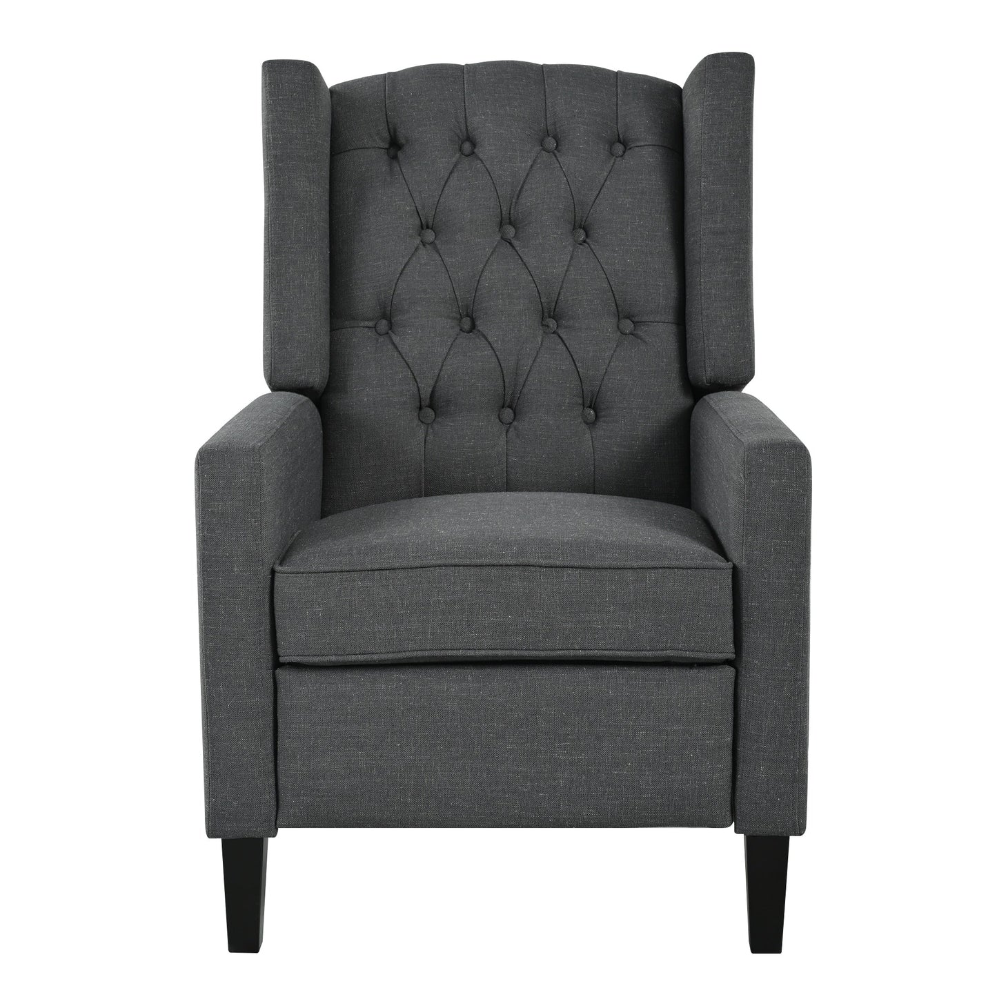 Pushback Recliner with Foldable Side Table & USB Ports