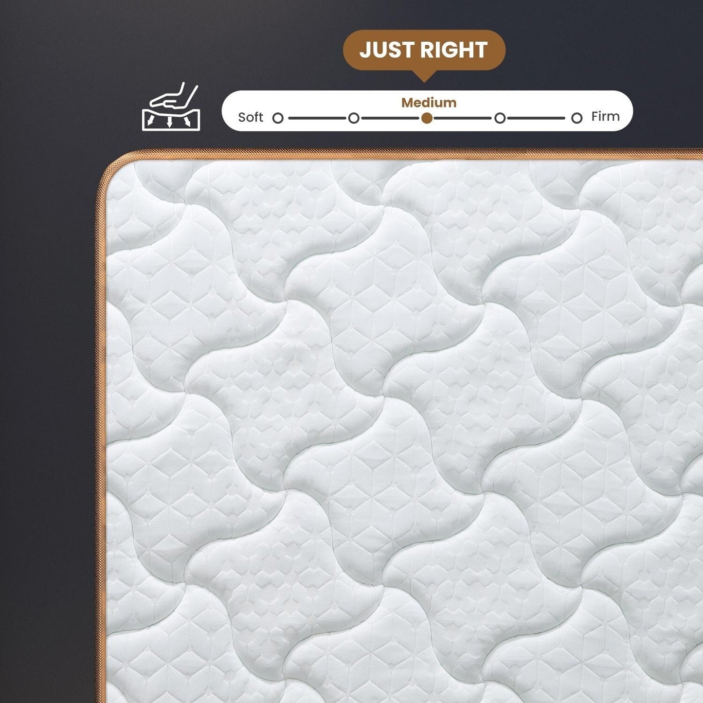 Queen Mattress, 10 Inch Plush Hybrid Mattress with Gel Memory Foam, Fiberglass-Free Mattress in a Box