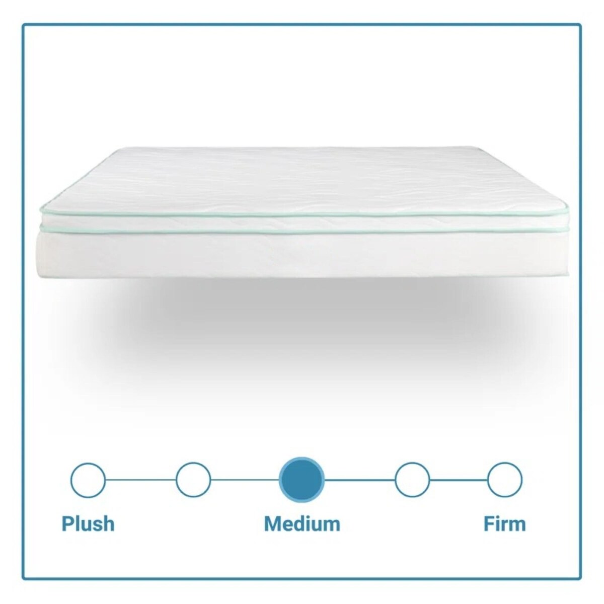 Queen Size- 10-inch Cool Gel Memory Foam Innerspring Hybrid Mattress, Heavy-duty Tempered Steel Coils, Breathability