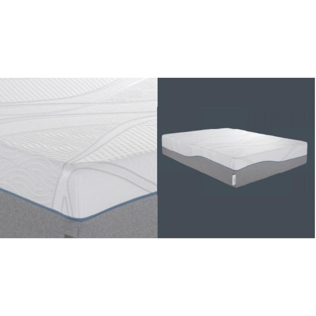 Queen Size- 14 Medium Cooling Gel Memory Edge Support Pocket Spring Removable Cover Hybrid Mattress