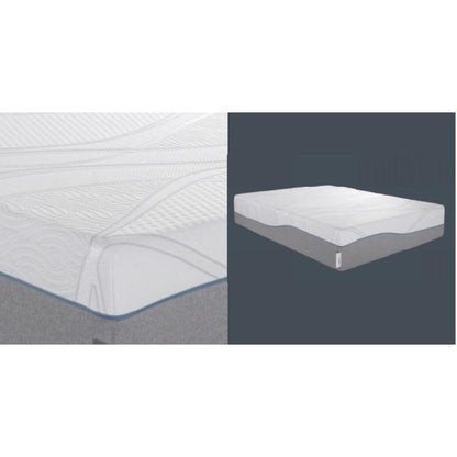 Queen Size- 14 Medium Cooling Gel Memory Edge Support Pocket Spring Removable Cover Hybrid Mattress