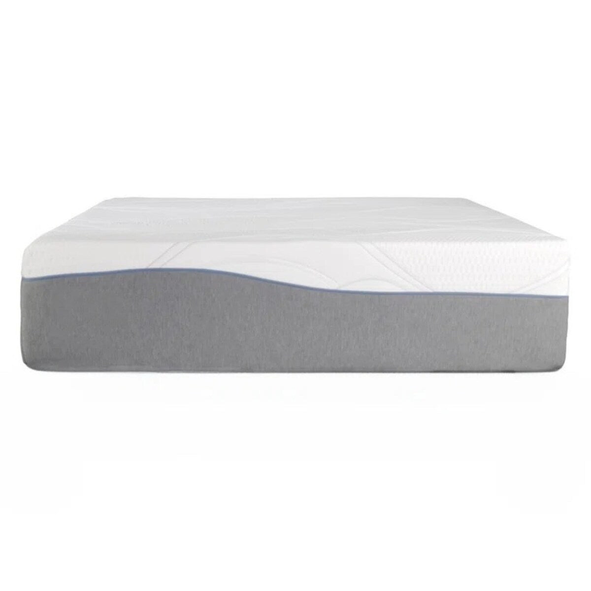 Queen Size- Kruger 14 Medium Cooling Gel Memory Edge Support Pocket Spring Removable Cover Hybrid Mattress