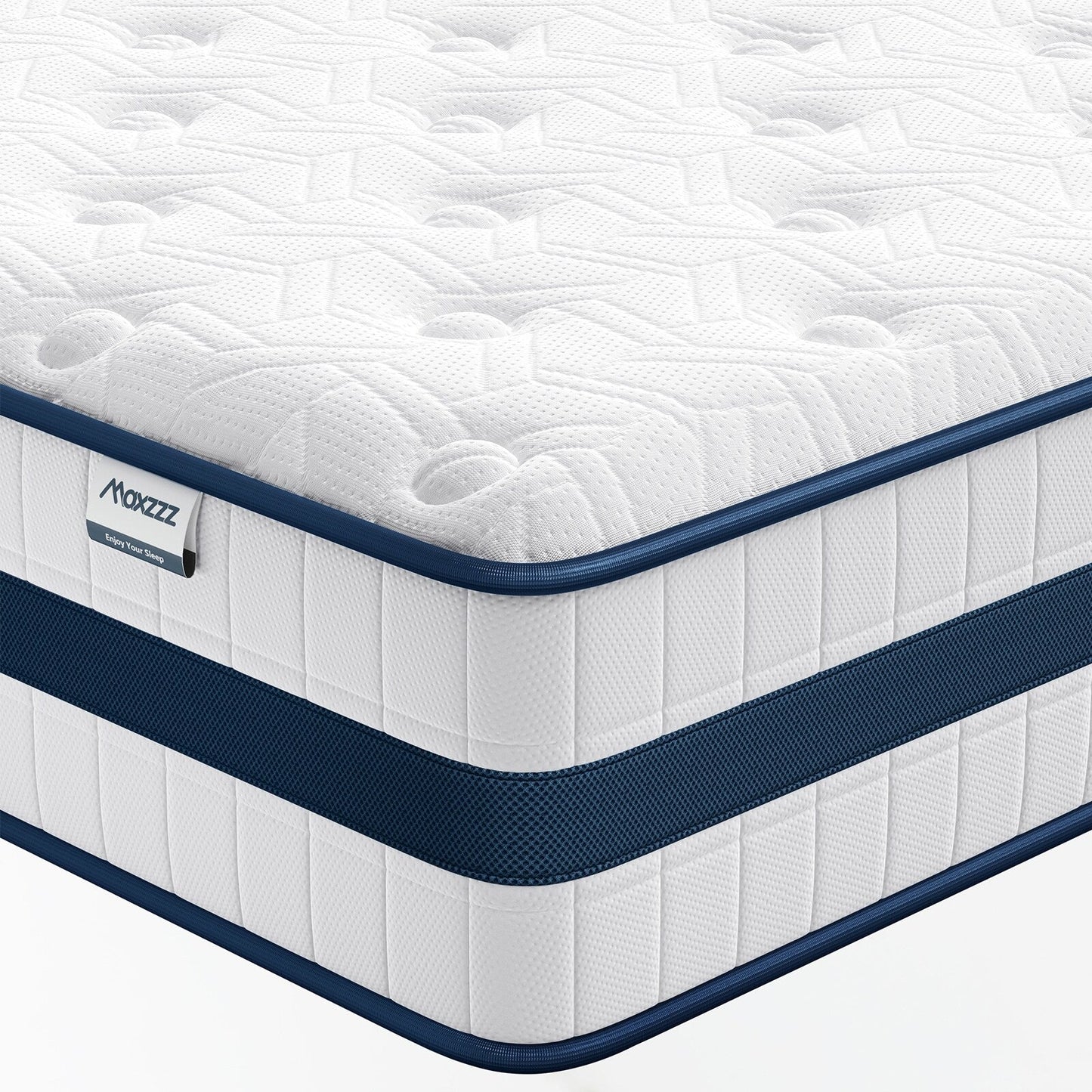 Queen Size Mattress, 10 Inch Queen Hybrid Mattresses in A Box Pressure Relief & Supportive,Cooling Memory Foam & Pocket Coils
