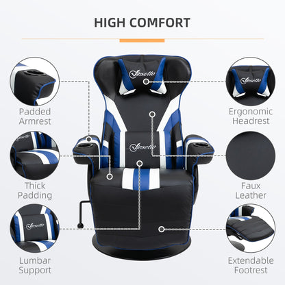 Racing Style Computer Recliner with Lumbar Support