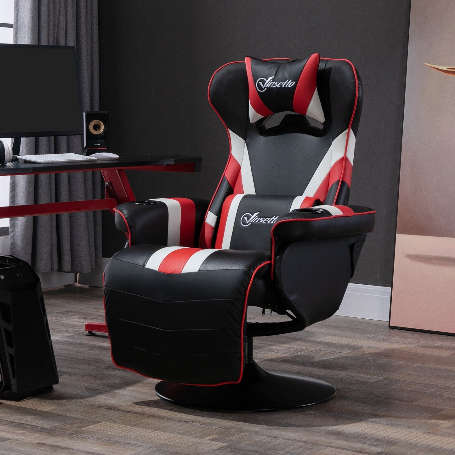 Racing Style Computer Recliner with Lumbar Support
