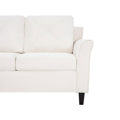 Raelynn Button Tufted Sofa Affordable Modern Sofa - Microfiber Couch for Small Spaces, Living Room, Bedroom