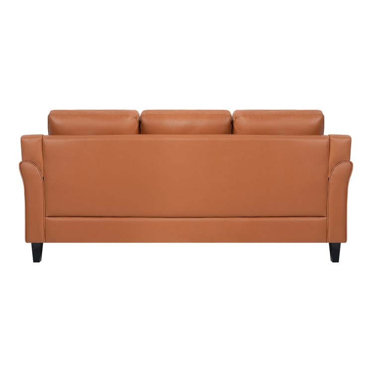 Raelynn Button Tufted Sofa Affordable Modern Sofa - Microfiber Couch for Small Spaces, Living Room, Bedroom