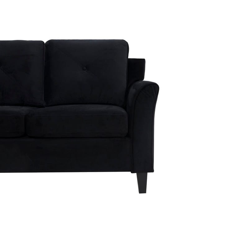 Raelynn Button Tufted Sofa Affordable Modern Sofa - Microfiber Couch for Small Spaces, Living Room, Bedroom