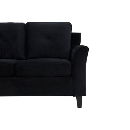 Raelynn Button Tufted Sofa Affordable Modern Sofa - Microfiber Couch for Small Spaces, Living Room, Bedroom