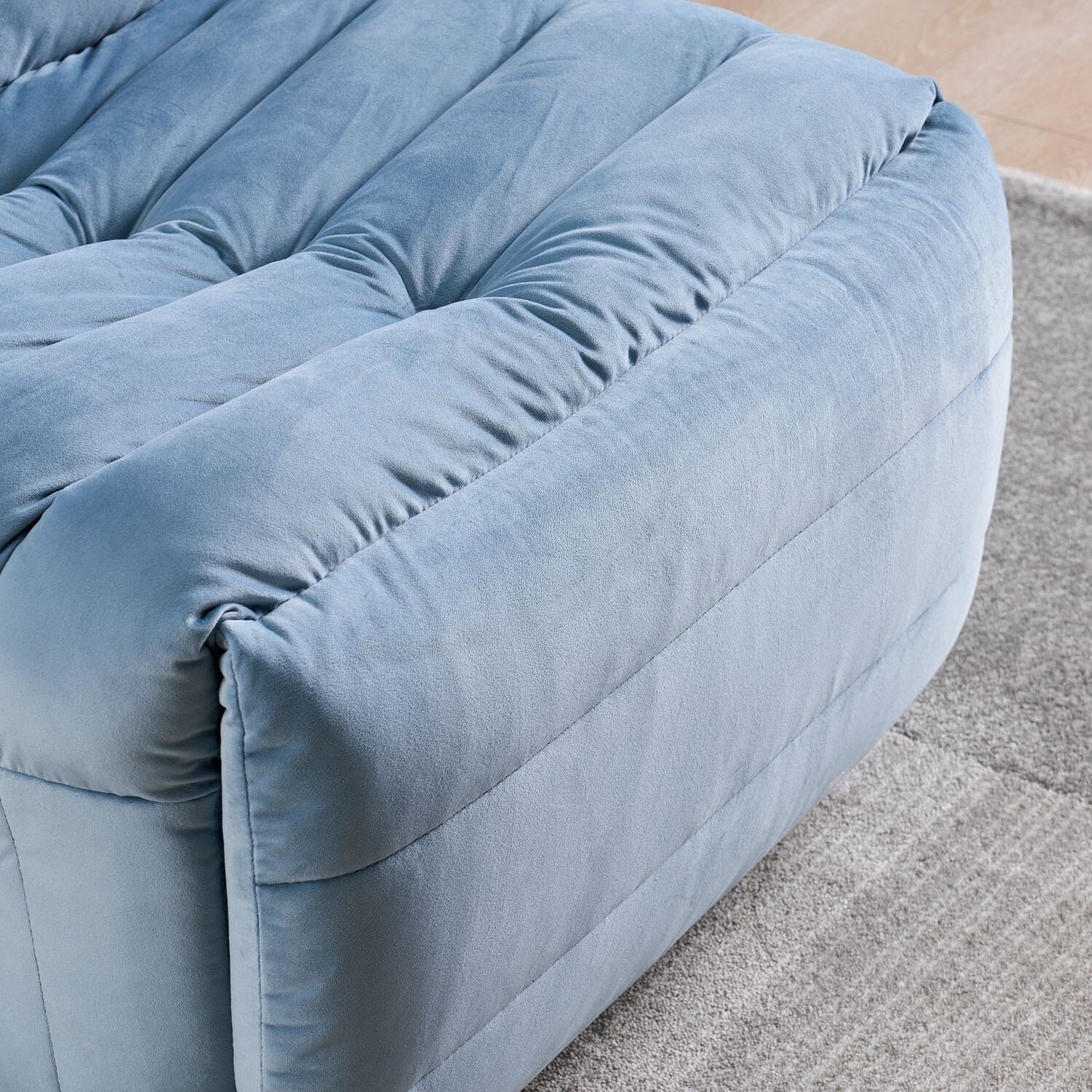 Reading Recliner Chair with Manual Handle - Elegant Lightweight Design for Home Office