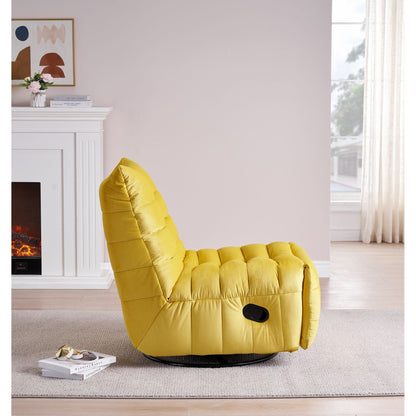 Reading Recliner Chair with Manual Handle - Elegant Lightweight Design for Home Office