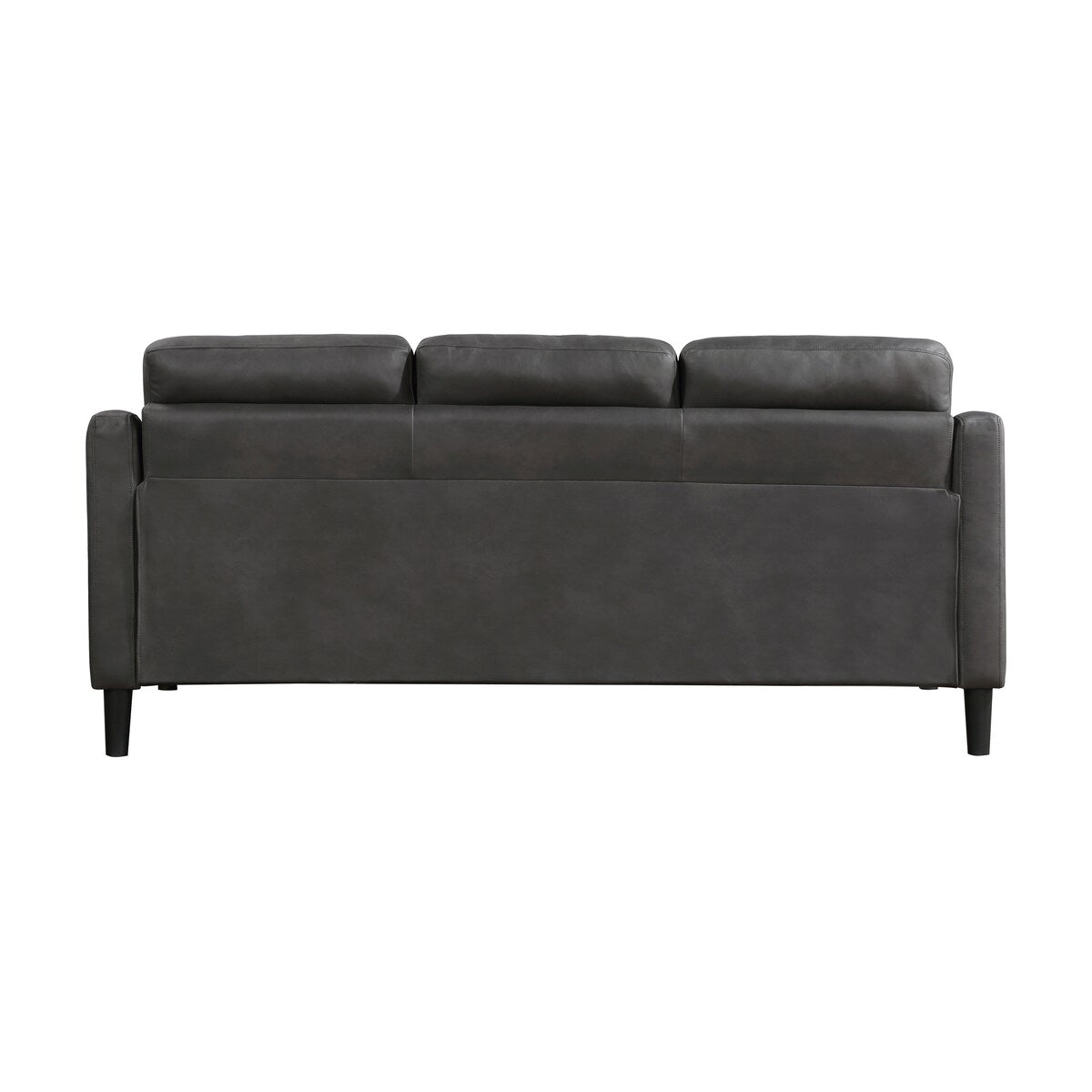 Reagan Polished Microfiber Living Room Sofa