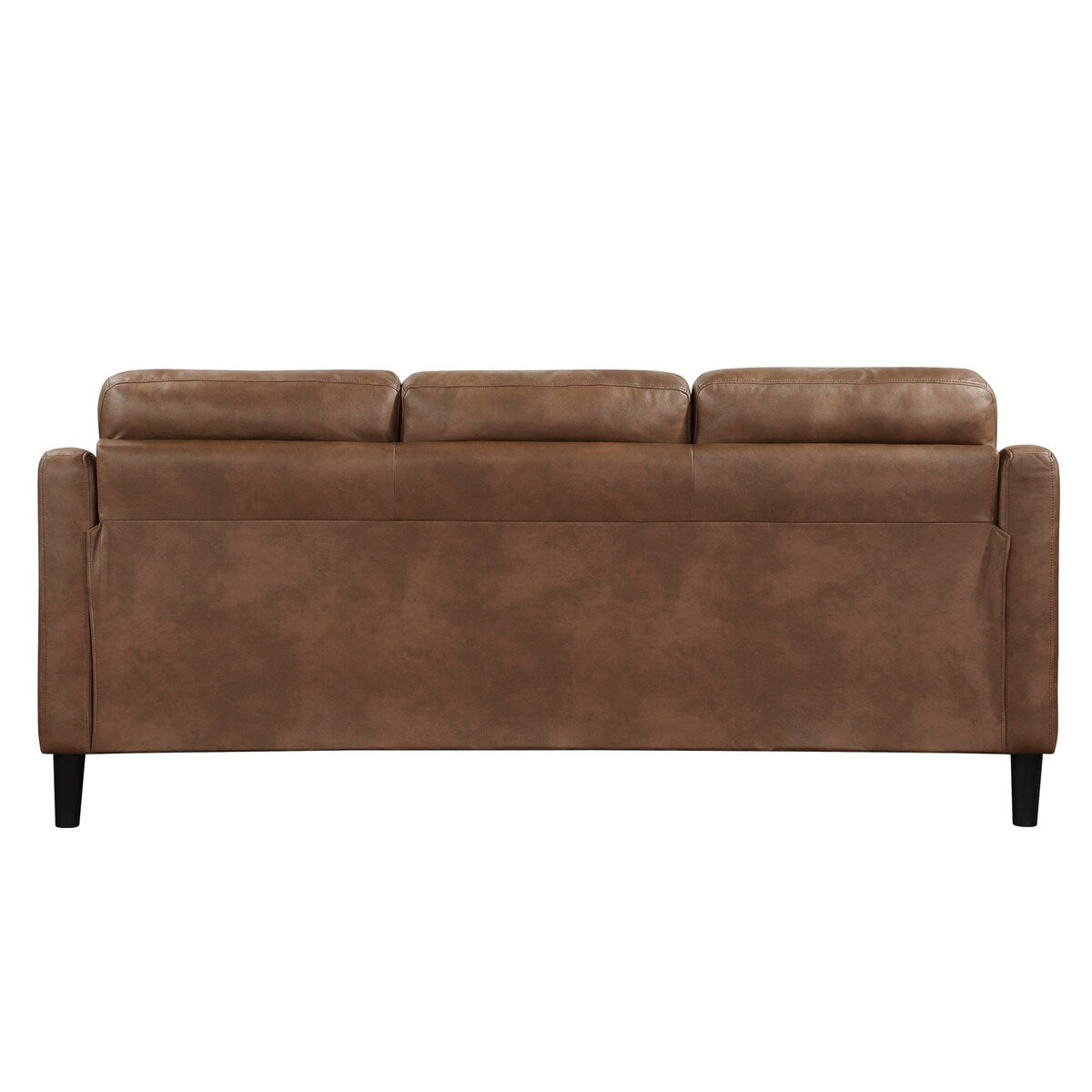 Reagan Polished Microfiber Living Room Sofa