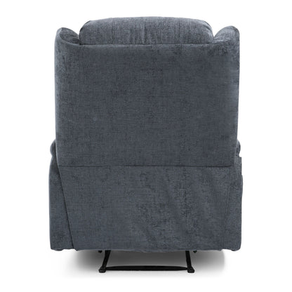 Recliner Chair with 5 Modes Massage, Heat & Remote Control, Dual Cup Holders, Manual Recline, and Side Pocket Storage