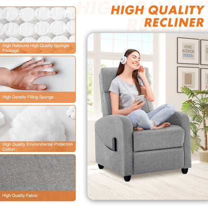 Recliner Chair with Lumbar Support for Living Room
