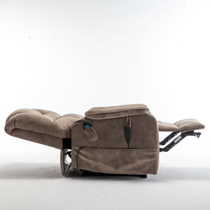 Recliner Chair with OKIN Silent Motor - 180° Infinite Position Recline, Remote Control, Separate Backrest/Footrest