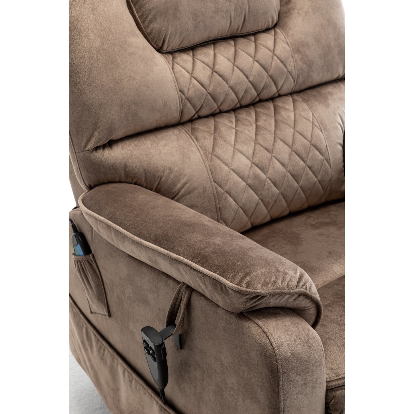 Recliner Chair with OKIN Silent Motor - 180° Infinite Position Recline, Remote Control, Separate Backrest/Footrest