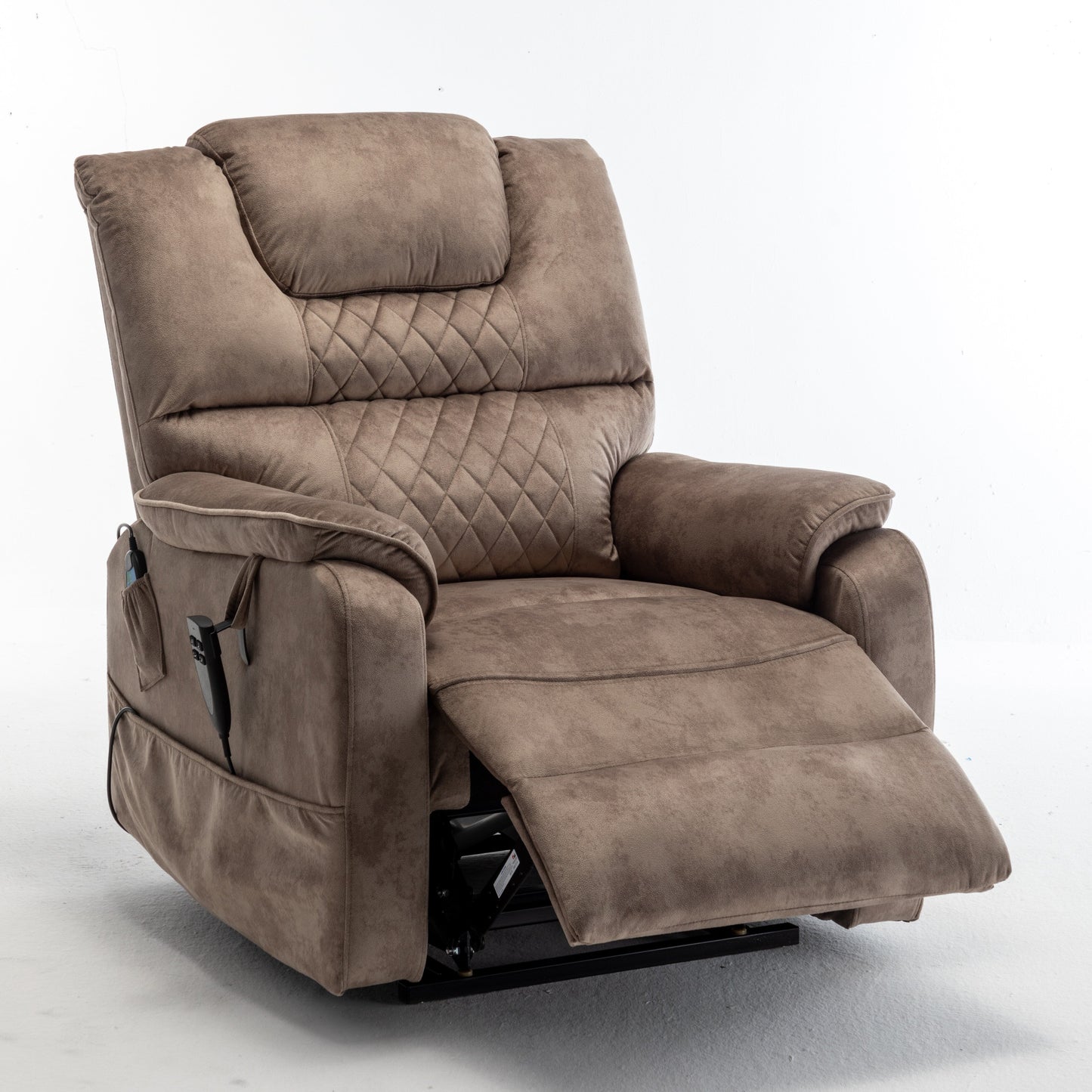 Recliner Chair with OKIN Silent Motor - 180° Infinite Position Recline, Remote Control, Separate Backrest/Footrest