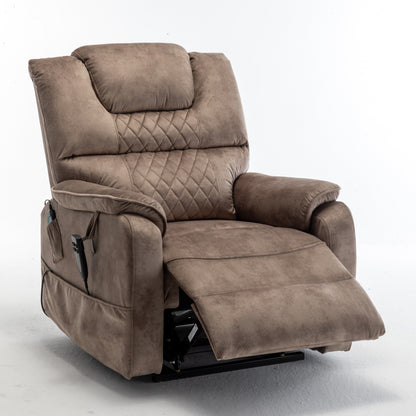 Recliner Chair with OKIN Silent Motor - 180° Infinite Position Recline, Remote Control, Separate Backrest/Footrest