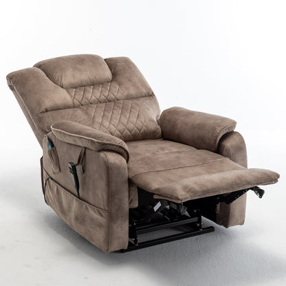 Recliner Chair with OKIN Silent Motor - 180° Infinite Position Recline, Remote Control, Separate Backrest/Footrest