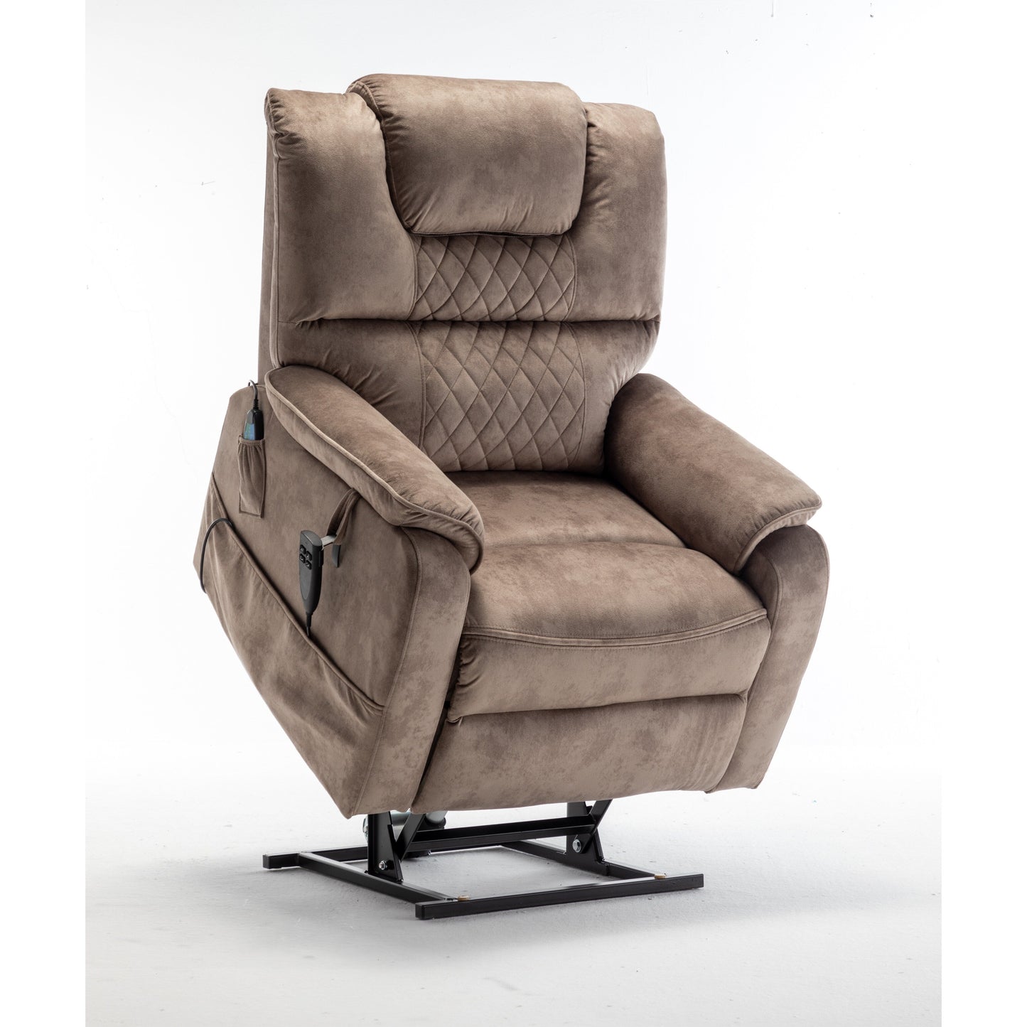 Recliner Chair with OKIN Silent Motor - 180° Infinite Position Recline, Remote Control, Separate Backrest/Footrest