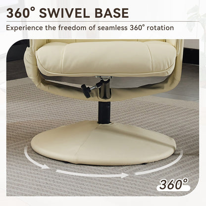 Recliner Chair with Ottoman