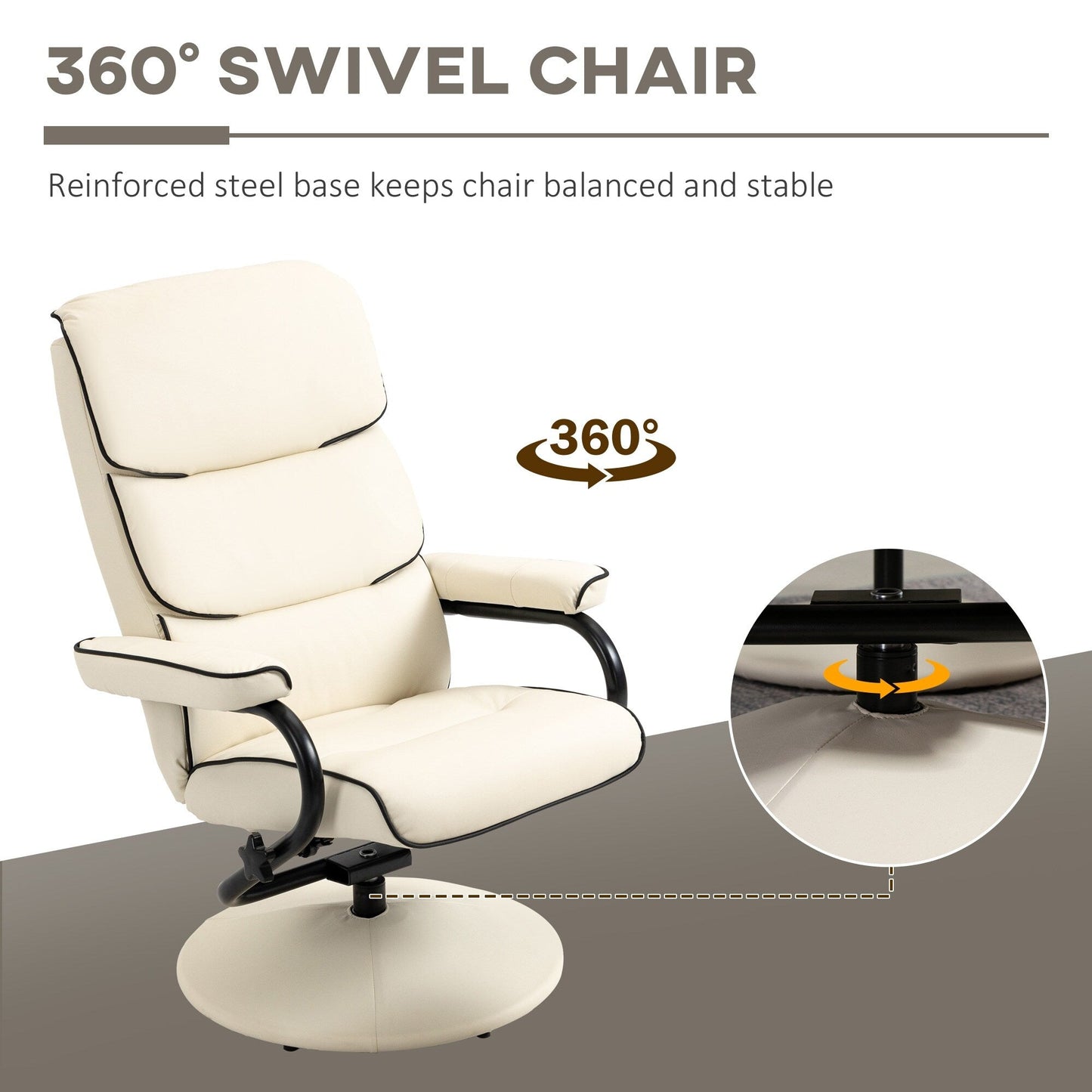 Recliner Chair with Ottoman
