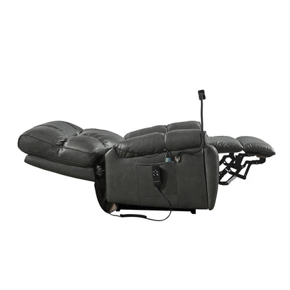 Recliner Chair with Phone Holder,Electric Power Lift Recliner Chair with 2 Motors Massage and Heat for Elderly, 3 Positions, 2 S