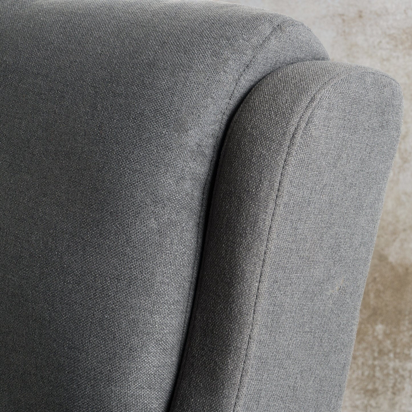 Recliner Chair with Push-Back Mechanism and Charcoal Upholstery - Modern Living Room Accent Piece with Easy-Care Fabric