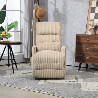 Recliner Chair, Electric Recliner Chairs for Adults, Side Pocket Power Reclining Chair Pocket Springs Seat Cushion