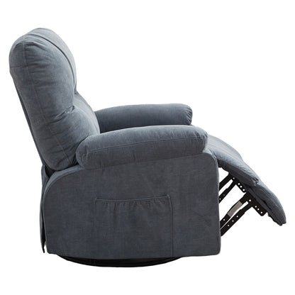 Recliner chair,360 degree rotating swing single sofa chair