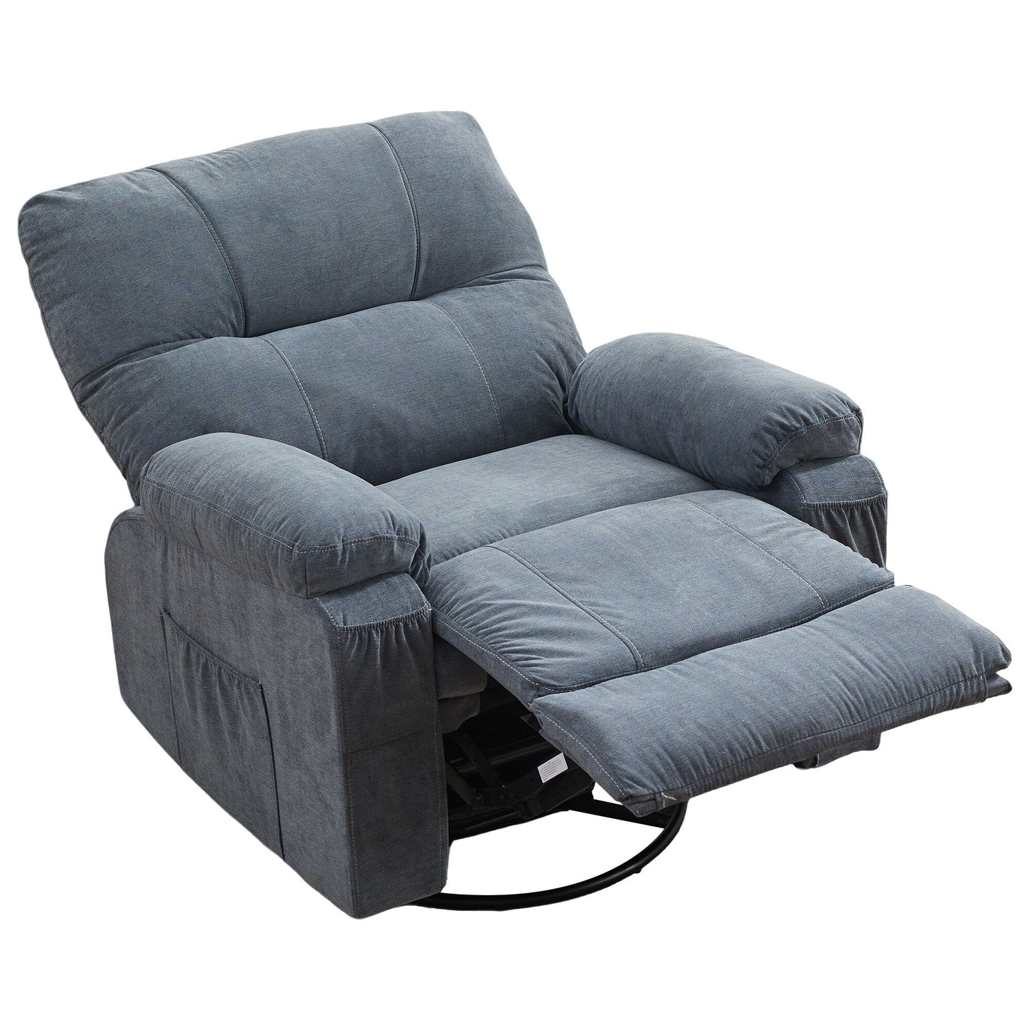 Recliner chair,360 degree rotating swing single sofa chair