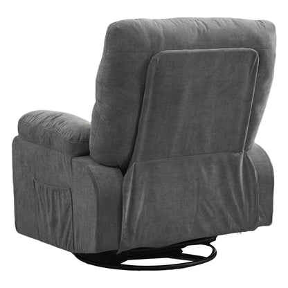 Recliner chair,360 degree rotating swing single sofa chair, equipped with soft cushion and backrest, comfortable armchair
